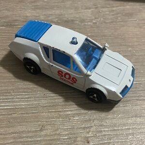 Vintage Majorette Alpine A 310 SOS Doctor Car White 1/55 Scale